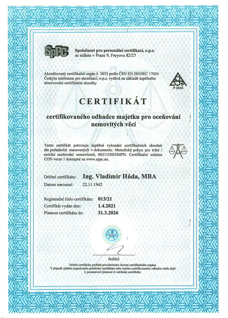 Certifkt Ing. Vladimr Hda